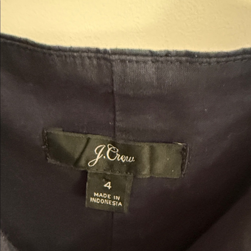 Jcrew Elegant Navy Blue Button-Down Dress. Pockets and full lined - Picture 2 of 4